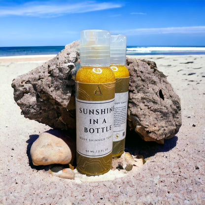 “Sunshine in a Bottle” Body shimmer oil