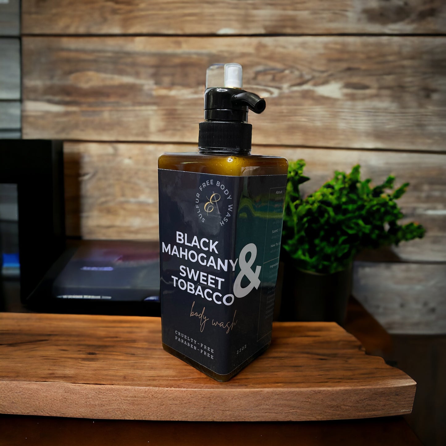 Black Mahogany & Sweet Tobacco Body Wash (Sulfur-Free)