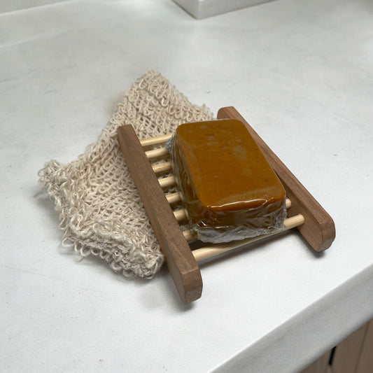 Bamboo Wood Soap Bar Holder/Dish