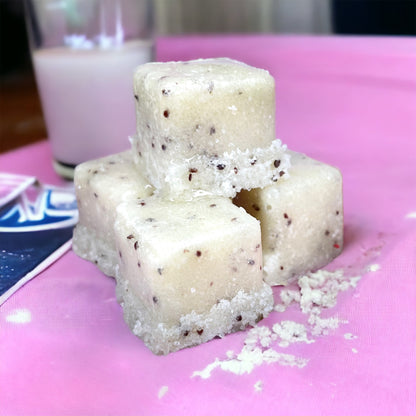 Goat Milk & Cranberry Exfoliating Sugar Scrub Cubes