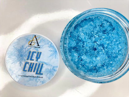 "Icy Chill" Medicated Foot Soak & Scrub