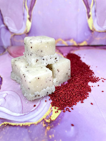 Goat Milk & Cranberry Exfoliating Sugar Scrub Cubes